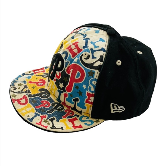 RARE!!! NEW ERA Philadelphia Phillies MLB Hat Wool Size 8 - Picture 2 of 7